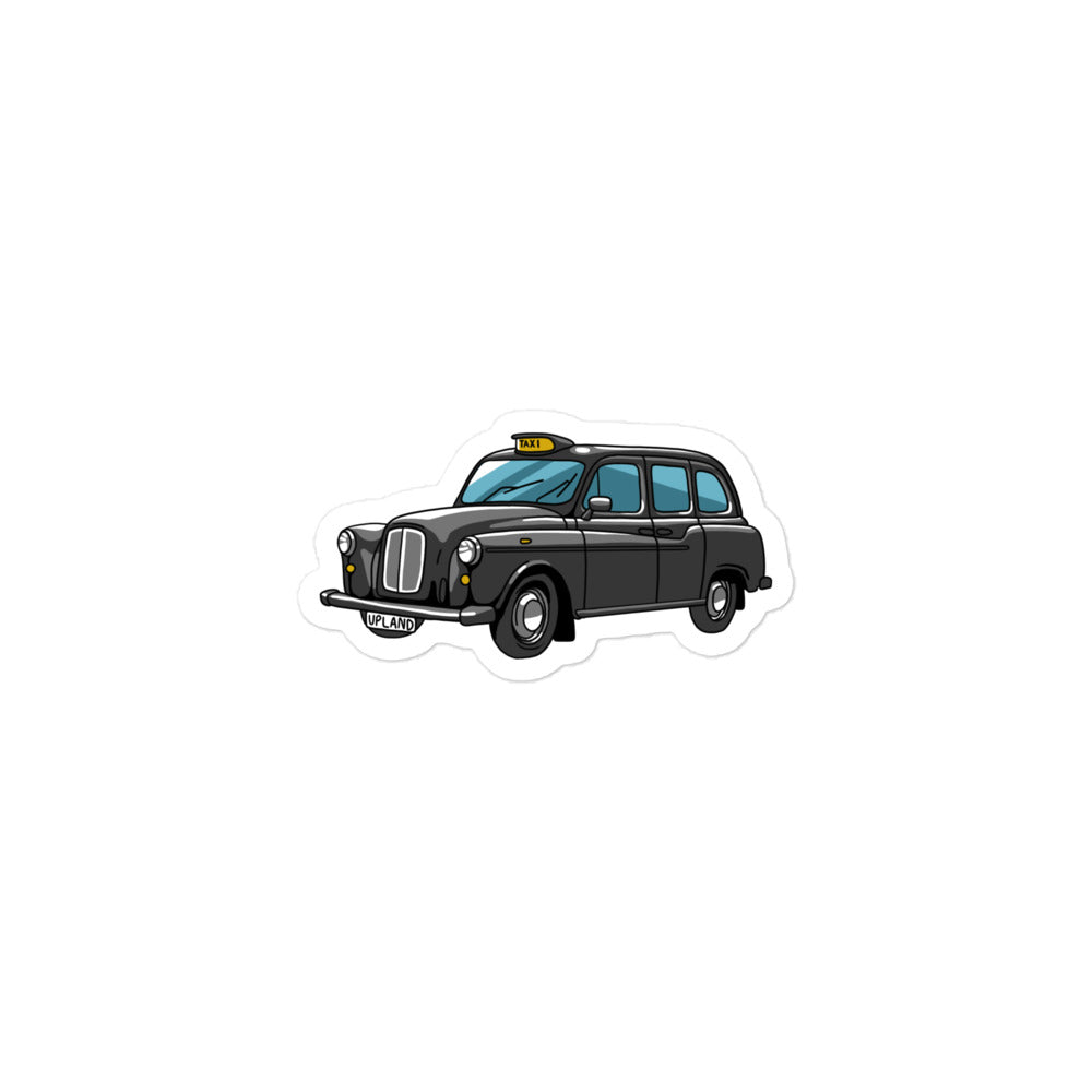 Black Cab Sticker London Bubble-free stickers